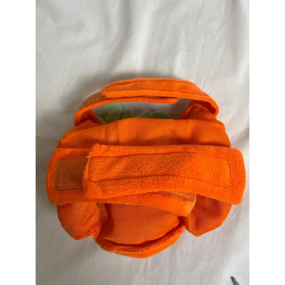 Cat‎ Costume Orange Plush Pumpkin Jack-O-Lantern Halloween - Backpack